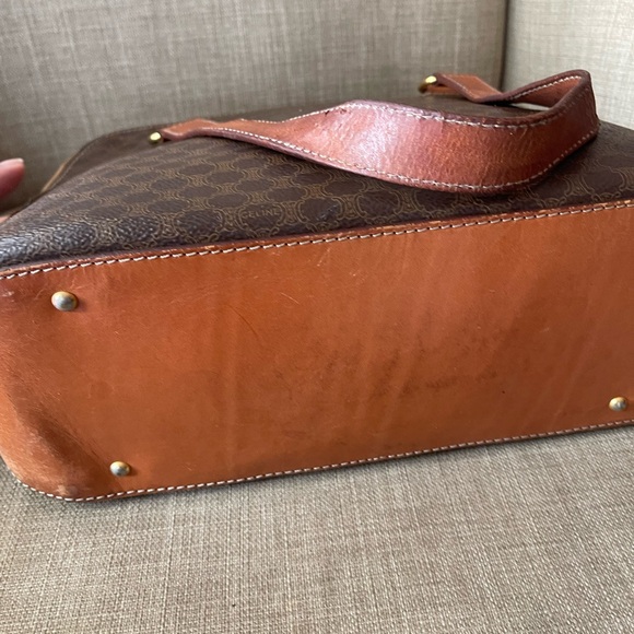 Authentic vintage CELINE large satchel bag M95 (X21) - Picture 15 of 16